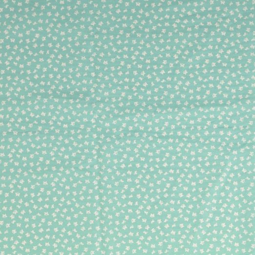 Baumwolle Small Butterflies Mint Baumwolle Small Butterflies Mint
