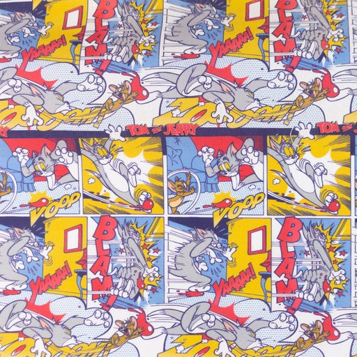 Baumwolle Tom & Jerry Comic Lizenz Digital