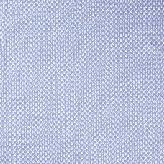 Baumwolle Ovale & Punkte auf Rauchblau Baumwolle Ovale & Punkte auf Rauchblau