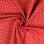 Baumwolle Small Butterflies Rot