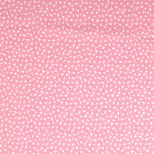 Baumwolle Small Butterflies Altrosa