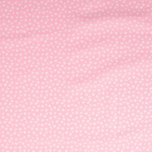 Baumwolle Small Butterflies Rosa