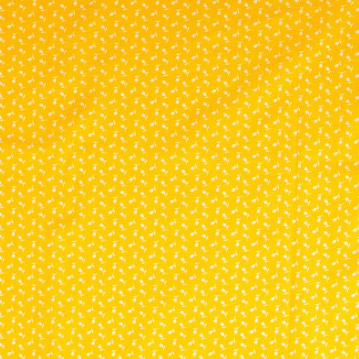 Baumwolle Small Flowers Gelb