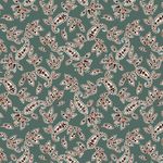 Baumwolle Stretch - Baumwollsatin Oracles auf Dunkelmint