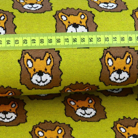 Jersey Jacquard Lions Senfgelb