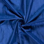 Tela Tafetán Arrugado Uni Azul Real
