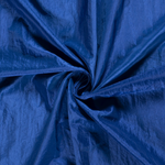 Taftstoff Crashed Uni Royalblau