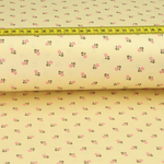 Trachtenstoff - Baumwollsatin Dirndl Design "Sina" Hellgelb