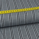 Baumwolle Dirndl Tirol Check Schwarz