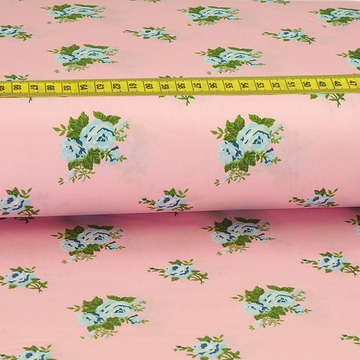 Trachtenstoff - Baumwollsatin Dirndl Design "Theresa" Hellrosa Trachtenstoff - Baumwollsatin Dirndl Design "Theresa" Hellrosa