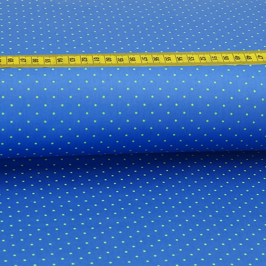 Trachtenstoff - Baumwollsatin Dirndl Design "Hilde" Royalblau Trachtenstoff - Baumwollsatin Dirndl Design "Hilde" Royalblau