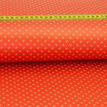 Trachtenstoff - Baumwollsatin Dirndl Design "Evi" Rostrot