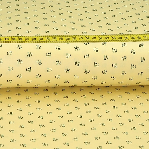 Trachtenstoff - Baumwollsatin Dirndl Design "Emmi" Hellgelb Trachtenstoff - Baumwollsatin Dirndl Design "Emmi" Hellgelb