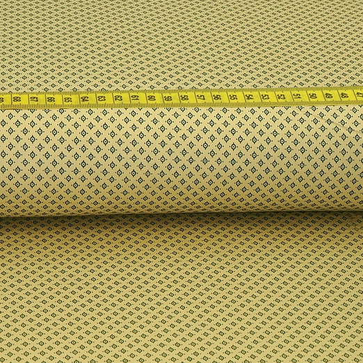 Trachtenstoff - Baumwollsatin Dirndl Design "Toni" Hellgelb Trachtenstoff - Baumwollsatin Dirndl Design "Toni" Hellgelb