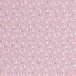 Baumwolle Tierische Liebe auf Hellem Altrosa