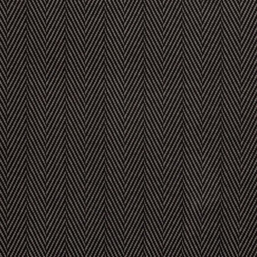 Romanit Jersey Fischgrätmuster Grau/Schwarz