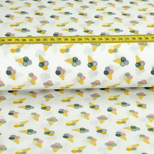 Baumwolle Waffeleis auf Weiß Baumwolle Waffeleis auf Weiß