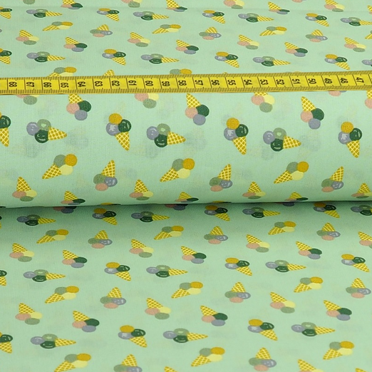 Baumwolle Waffeleis auf Hellmint Baumwolle Waffeleis auf Hellmint