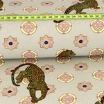Jersey Polyester Indian Leopard Beige