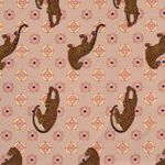 Jersey poliéster Leopardo indio beige