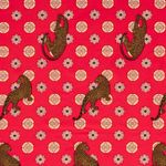 Jersey Poliéster Leopardo Indio Rojo