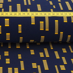 Jersey Polyester Blöcke Dunkelblau