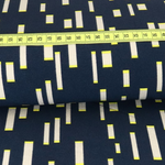 Jersey Polyester Blöcke Dunkles Rauchblau