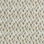 Baumwolle FOLIENDRUCK Runde Rauten auf Hellmint