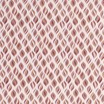 Baumwolle FOLIENDRUCK Runde Rauten auf Hellrosa