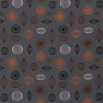 Baumwolle WEIHNACHTEN Foliendruck Weihnachtskugeln auf Dunkelmint