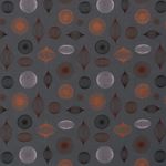 Coton NOËL Impression feuille Boules de Noël sur vert menthe foncé