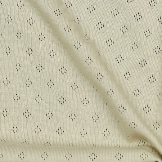 Feinstrickjersey Ajour Sand