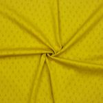 Feinstrickjersey Ajour Sonnengelb