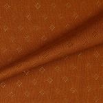 Feinstrickjersey Ajour Cognac