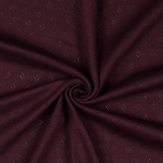 Feinstrickjersey Ajour Purple Feinstrickjersey Ajour Purple