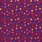 Baumwolle WEIHNACHTEN Foliendruck Vögelchen und Christbaumkugeln auf Fuchsia Baumwolle WEIHNACHTEN Foliendruck Vögelchen und Christbaumkugeln auf Fuchsia