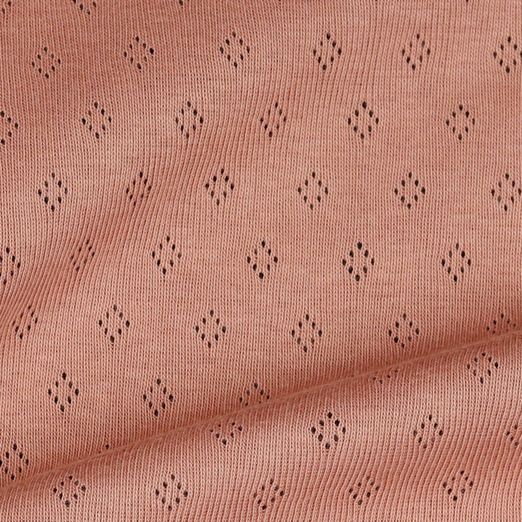 Feinstrickjersey Ajour Blush Feinstrickjersey Ajour Blush