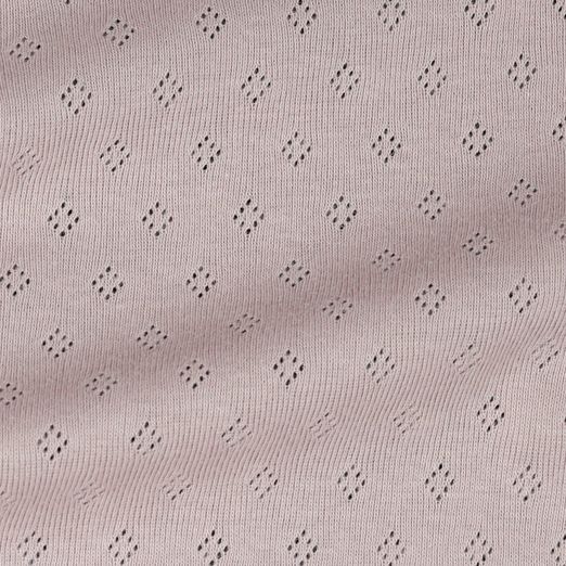 Feinstrickjersey Ajour Old Rose Feinstrickjersey Ajour Old Rose