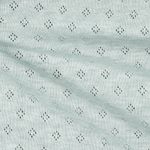Feinstrickjersey Ajour Light Green Melange