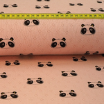 Feinstrickjersey Ajour Pointoille Panda Altrosa