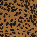 Bekleidungsstoff Viskose Animalprint Giraffe Hellbraun