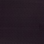 Bekleidungsstoff Viskose - Satinstoff Kreisblüten Aubergine auf Schwarz Digital