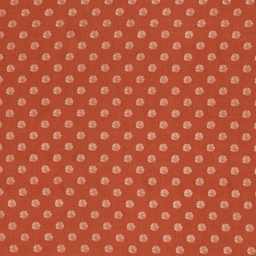 Bekleidungsstoff Viskose Big Dots auf Blutorange Bekleidungsstoff Viskose Big Dots auf Blutorange