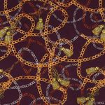 Viskózová halenkovina Chains vínově červená Viskózová halenkovina Chains vínově červená