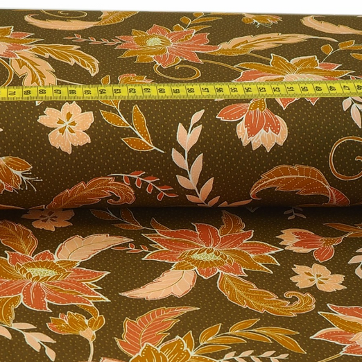 Bekleidungsstoff Viskose Radiance Foil Khaki