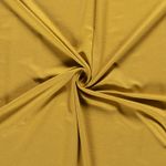 Viskose Jersey Uni – dunkles Senfgelb