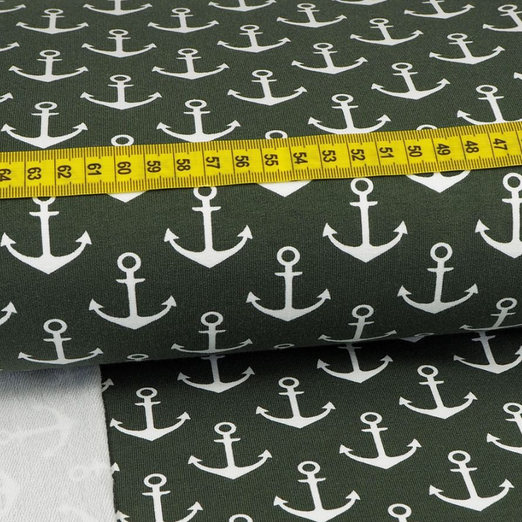 Sommersweat Anker Dunkelgrün