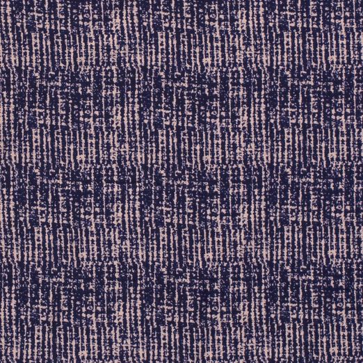 Viskose Jersey Schmales Streifenmuster Hellgrau/Marine