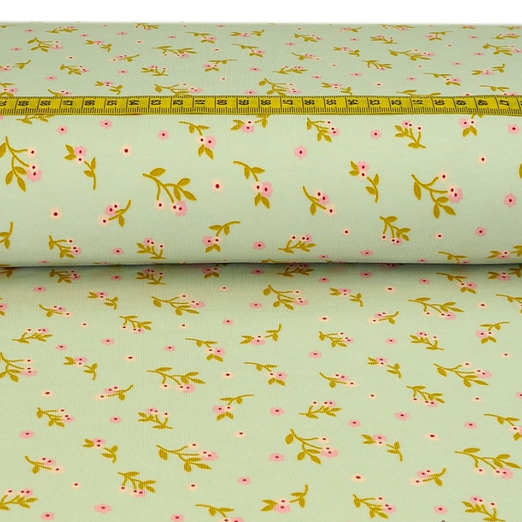 Jersey Modal Little Flowergrasses Hellgrau Tencel™ Jersey Modal Little Flowergrasses Hellgrau Tencel™