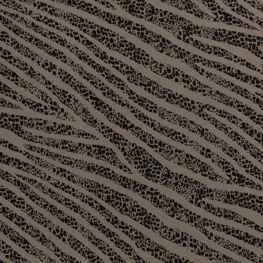 Viskose Jersey Zebrastreifen Schwarz/Khaki Viskose Jersey Zebrastreifen Schwarz/Khaki